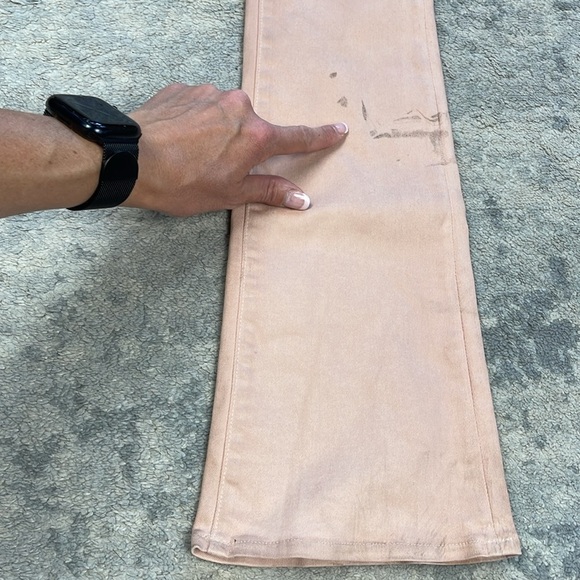 L’Agence Selma High Rise Bootcut Jeans Petal Coated Pink Sz 23 - Picture 11 of 13